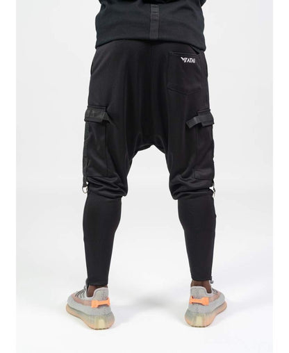 Black trousers with side design - Fatai Style